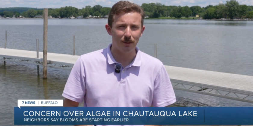 IN THE NEWS: ‘Unprecedented’ early algae blooms spark concern on Chautauqua Lake ahead of holiday weekend